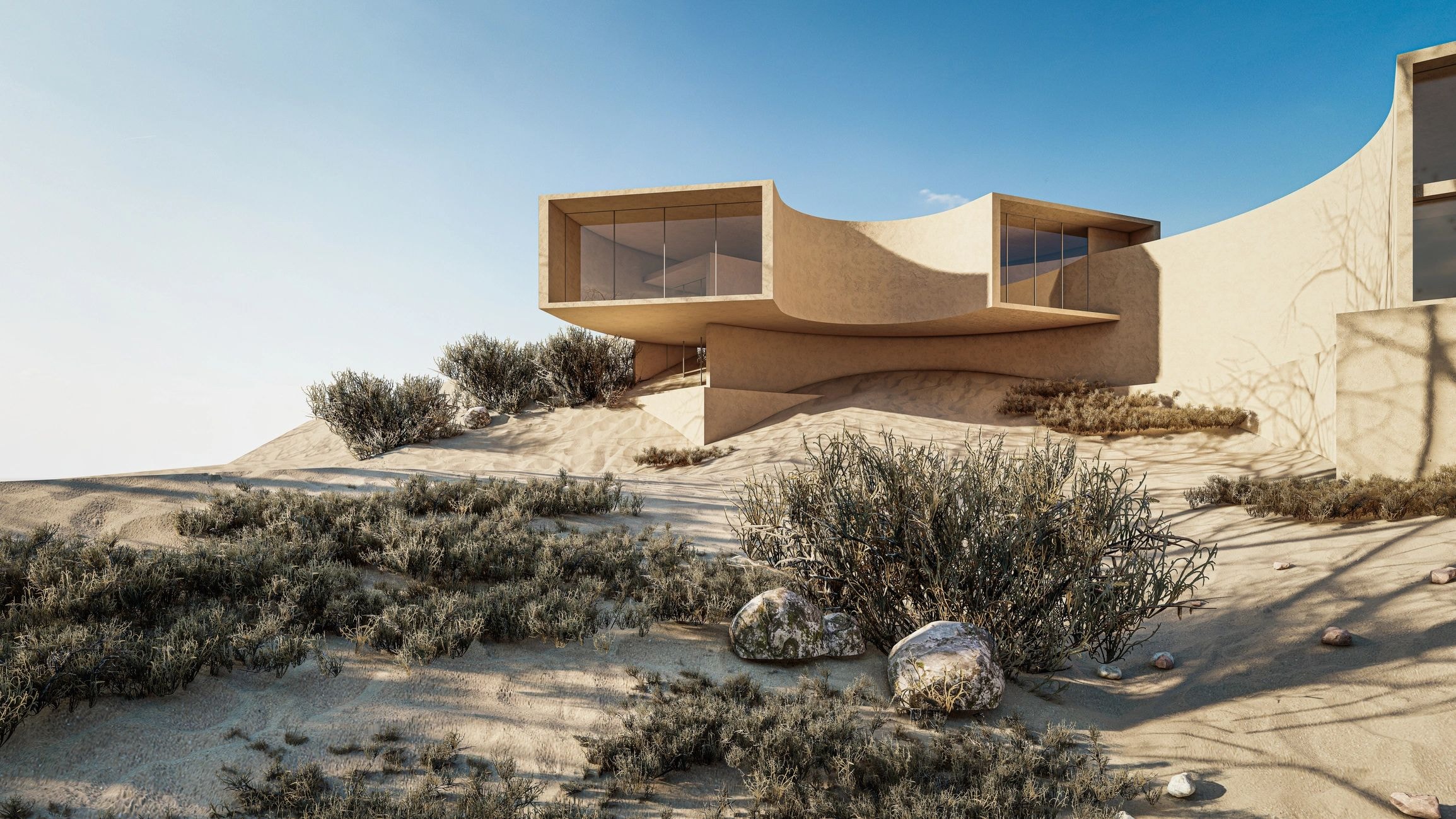 Modern desert property — Palm Springs